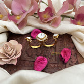 Vriksham Designer Mossanite Center Stone Finger Ring-VV1979